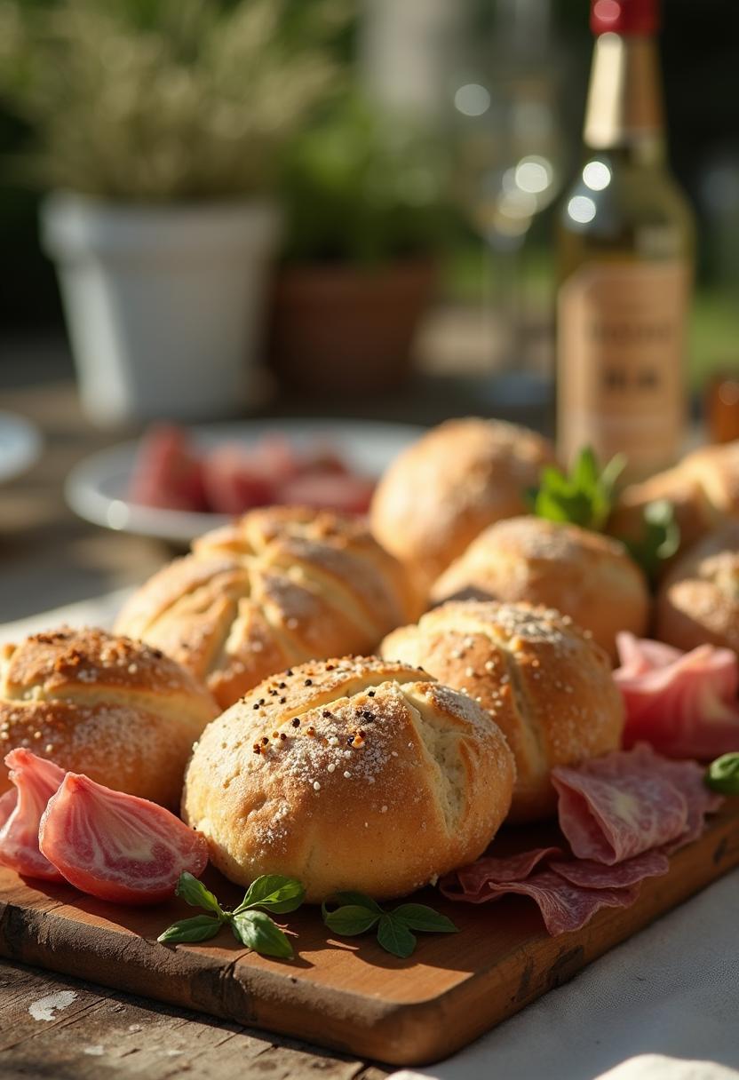 Mini pain italien, mayo, rosette, cornichon24 pièces