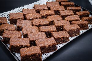 Mini brownies chocolat