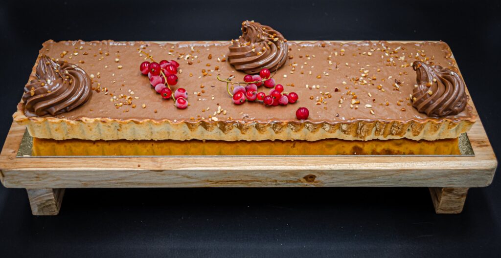 Tarte longue au chocolat 7/8 Pers.