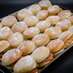 Panini rond fariné saumon pesto