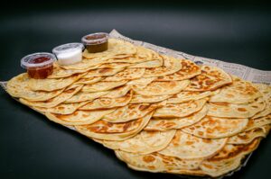 Mini crêpe 40 pièces et topping